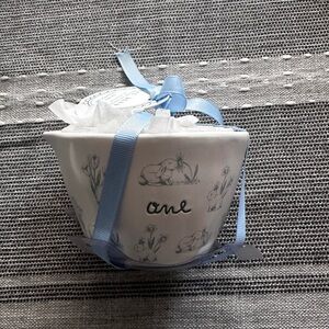 RAE DUNN Floral & Bunny Measuring Cup Set